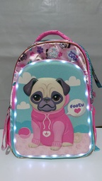 [L25668] MOCHILA 18" FOOTY PUPPY CON LUZ ESPALDA  (L25668)