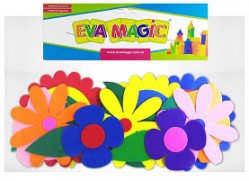 [L15707] APLIQUE GOMA EVA FLORES X10 (L15707)