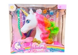 [J26104] PONY JULIANA I LOVE UNICORNS PEINADOS RAINBOW (J26104)