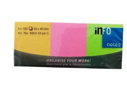 [L26303] STICK NOTAS INFO FLUO 50X40X100hjs. (L26303)
