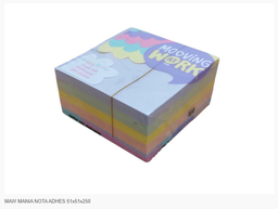 [L26433] NOTA ADHESIVA 51X51X250 PASTEL (L26433)