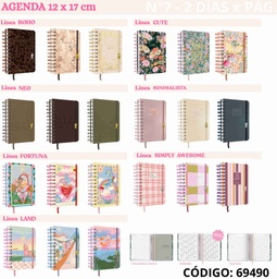 [L69490] AGENDA 2027 FW N8 2 DIA POR PAGINA JOY CON DISCOS PERPETUA (L69490)