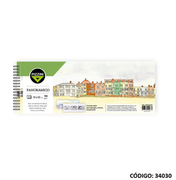 [L340300] BLOCK PANORAMICO PIZZINI 12x32cm. X40hjs. (L340300)
