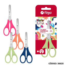 [L36620] TIJERA FILGO ESCOLAR PINTO 13CM. 36620