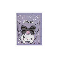 [L233805] CUADERNO 16X25 MOOVING TAPA FLEXIBLE X48hjs. RAYADO KUROMI (L233805)