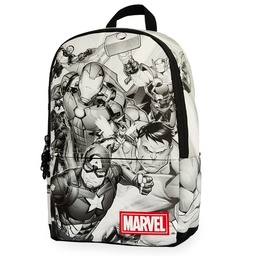 [L27632] MOCHILA 17" MOOVING MARVEL GREY ESPALDA (L27632)