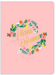 [L38858] CUADERNO DECORLINE 19X26 PLANS AND DREAM LISO ROSA PASTEL (L38858)