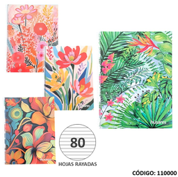 [L110000] CUADERNO A4 HUSARES RAYADO X80hjs. (L110000)