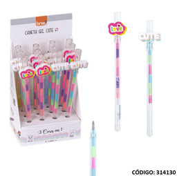 [L314130] ROLLER GEL BRW MULTICOLOR (L314130)