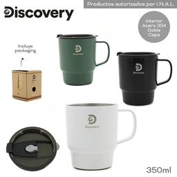 [R30414] TAZA DISCOVERY ACERO 350ml. (R30414)