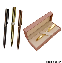 [L69427] BOLIGRAFO CON ESTUCHE PERCIOPELO FW SHINE (L69427)