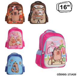 [L171420] MOCHILA 16" OWEN CAPYBARA (L171420)
