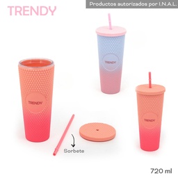 [R31113] VASO TRENDY 720ml. PLASTICO (R31113)