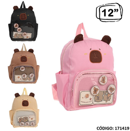 [L171419] MOCHILA 12" OWEN CAPYBARA (L171419)