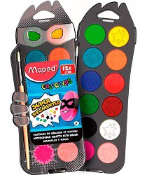[L21939] ACUARELA MAPED x 12 COLORES + PINCEL (L21939)