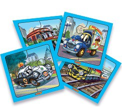 [J2043] PUZZLE DURAVIT VEHICULO X4 UNIDADES (J2043)