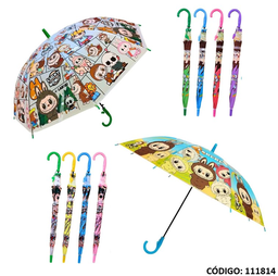 [R111814] PARAGUAS INFANTIL LABUBU CON SILBATO (R111814)