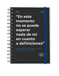 [L05062] AGENDA 2026 FERA 14X20 SEMANAL ESPIRAL TAPA DURA NEUTRA (L05062)