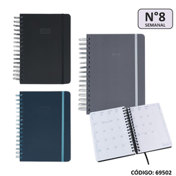 [L69502] AGENDA 2026 FW N8 SEMANAL ESPIRALADA B-PACK SIMPLE (L69502)