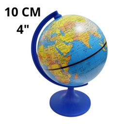 [L32788] GLOBO TERRAQUEO 10cm. 107W POLITICO BASE PLASTICA (L32788)