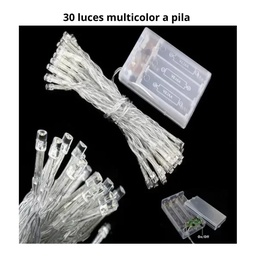 [R32421] LUZ DE NAVIDAD LED CADENA 3m. A PILA (R32421)