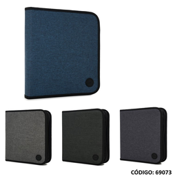 [L69073] CARPETA 3A CON CIERRE FW GRAIN (L69073)