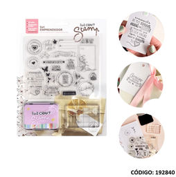 [L192840] SET SELLO EMPRENDEDOR IBI CRAFT X20 + ACCESORIOS (L192840)