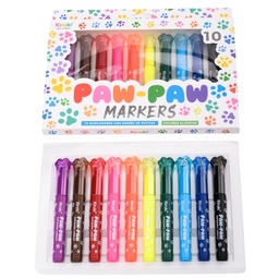 [L33186] MARCADOR KIRUKI PAW-PAW X10 COLORES (L33186)