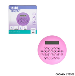 [L175502] CALCULADORA MULTI PAPER 8 DIGITOS TREND (L175502)