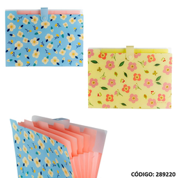 [L289220] CLASIFICADOR A4 PAMPIK 6 DIVISIONES CON BOTON (L289220)