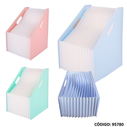 [L95780] CLASIFICADOR A4 DELI VERTICAL PASTEL (L95780)