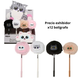 [L340110] BOLIGRAFO WERO GATITOS POMPON (L340110)