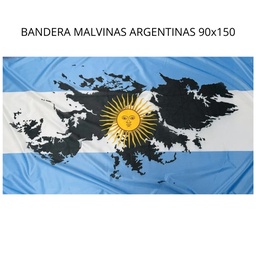[L34422] BANDERA MALVINAS ARGENTINAS 90X150cm. (L34422)