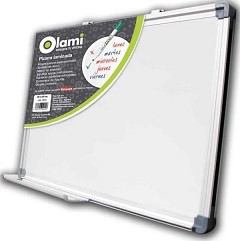[L21660] PIZARRA BLANCA 120x300cm. OLAMI MAGNETICA (L21660)