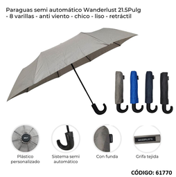 [R61770] PARAGUAS WANDERLUST AUTOMATICO (R61770)