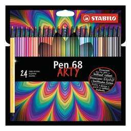 [S4938] MARCADOR STABILO PEN 68 ARTY X24 COLORES (S4938)
