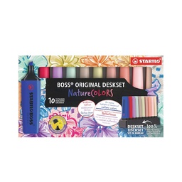 [S8424] RESALTADOR STABILO BOSS NATURE WILDFLOWER X10 COLORES (S8424)