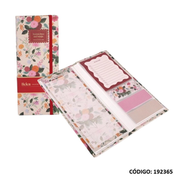 [L192365] ANOTADOR IBI CRAFT + NOTAS ADHESIVAS HELEN (L192365)