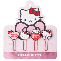 [L353400] CLIP DE PAPEL X4 UNIDADES HELLO KITTY (L353400)