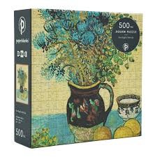 [P714004] PUZZLE  500 PIEZAS PAPERBLANKS NATURALEZA MUERTA DE VAN GOGH (P714004)