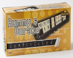 [J21071] RUMMY Y BURAKO COMPETITIVO CLASICO BISONTE (J21071)