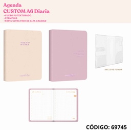 [L69745] AGENDA 2027 FW 10.5X14.8cm. A6 DIA POR PAGINA CUSTOM (L 69745)