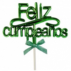 [L24373] CARTEL FELIZ CUMPLEAÑOS PARA TORTA (L24373)