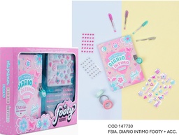 [L147730] DIARIO INTIMO FOOTY + ACCESORIOS (L147730)