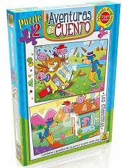 [J14172] PUZZLE  X2 AVENTURAS DE CUENTO (J14172)
