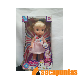 [J18297] MUÑECA VICKY CANTA Y CAMINA LA LE LU (J18297)