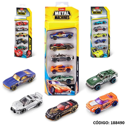 [J188490] AUTITO METAL MACHINES PACK X5 UNIDADES (J188490)