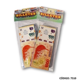 [L7510] DIDACTICO BILLETES PARA APRENDER JUGANDO (L7510)
